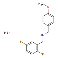 [(2,5-difluorophenyl)methyl][(4-methoxyphenyl)methyl]amine hydrobromide
