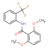 2,6-dimethoxy-N-[2-(trifluoromethyl)phenyl]benzamide