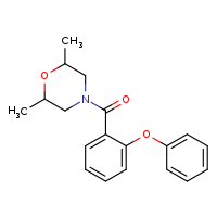 2,6-dimethyl-4-(2-phenoxybenzoyl)morpholine