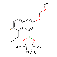 2-[8-ethyl-7-fluoro-3-(methoxymethoxy)naphthalen-1-yl]-4,4,5,5-tetramethyl-1,3,2-dioxaborolane