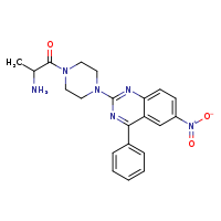 2-amino-1-[4-(6-nitro-4-phenylquinazolin-2-yl)piperazin-1-yl]propan-1-one