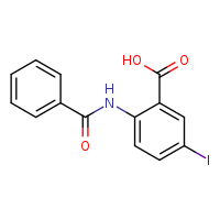 2-benzamido-5-iodobenzoic acid