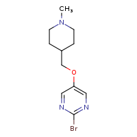 2-bromo-5-[(1-methylpiperidin-4-yl)methoxy]pyrimidine