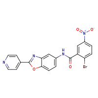 2-bromo-5-nitro-N-[2-(pyridin-4-yl)-1,3-benzoxazol-5-yl]benzamide