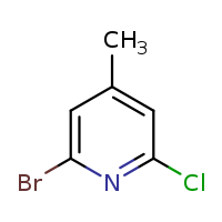 2-bromo-6-chloro-4-methylpyridine