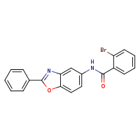 2-bromo-N-(2-phenyl-1,3-benzoxazol-5-yl)benzamide
