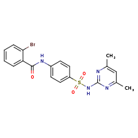 2-bromo-N-{4-[(4,6-dimethylpyrimidin-2-yl)sulfamoyl]phenyl}benzamide