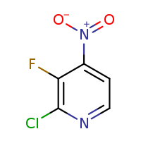 2-chloro-3-fluoro-4-nitropyridine