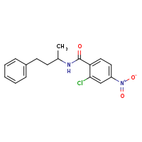 2-chloro-4-nitro-N-(4-phenylbutan-2-yl)benzamide
