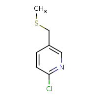 2-chloro-5-[(methylsulfanyl)methyl]pyridine