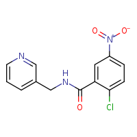 2-chloro-5-nitro-N-(pyridin-3-ylmethyl)benzamide