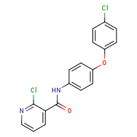 2-chloro-N-[4-(4-chlorophenoxy)phenyl]pyridine-3-carboxamide