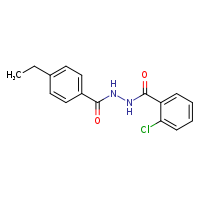 2-chloro-N'-(4-ethylbenzoyl)benzohydrazide