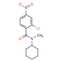2-chloro-N-cyclohexyl-N-methyl-4-nitrobenzamide
