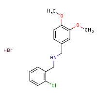 [(2-chlorophenyl)methyl][(3,4-dimethoxyphenyl)methyl]amine hydrobromide