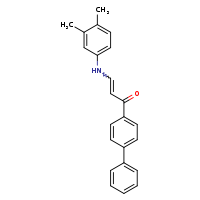 (2E)-1-{[1,1'-biphenyl]-4-yl}-3-[(3,4-dimethylphenyl)amino]prop-2-en-1-one
