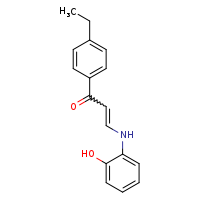 (2E)-1-(4-ethylphenyl)-3-[(2-hydroxyphenyl)amino]prop-2-en-1-one