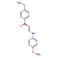 (2E)-1-(4-ethylphenyl)-3-[(4-methoxyphenyl)amino]prop-2-en-1-one