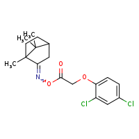 [(2E)-1,7,7-trimethylbicyclo[2.2.1]heptan-2-ylidene]amino 2-(2,4-dichlorophenoxy)acetate