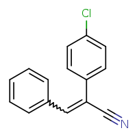 (2E)-2-(4-chlorophenyl)-3-phenylprop-2-enenitrile