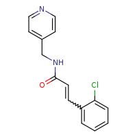 (2E)-3-(2-chlorophenyl)-N-(pyridin-4-ylmethyl)prop-2-enamide