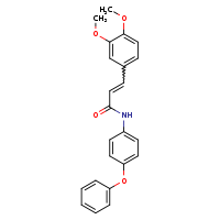 (2E)-3-(3,4-dimethoxyphenyl)-N-(4-phenoxyphenyl)prop-2-enamide