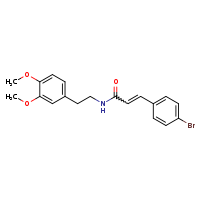 (2E)-3-(4-bromophenyl)-N-[2-(3,4-dimethoxyphenyl)ethyl]prop-2-enamide