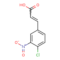 (2E)-3-(4-chloro-3-nitrophenyl)prop-2-enoic acid