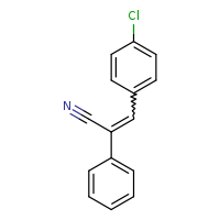 (2E)-3-(4-chlorophenyl)-2-phenylprop-2-enenitrile