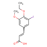 (2E)-3-(4-ethoxy-3-iodo-5-methoxyphenyl)prop-2-enoic acid