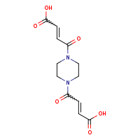 (2E)-4-{4-[(2E)-3-carboxyprop-2-enoyl]piperazin-1-yl}-4-oxobut-2-enoic acid