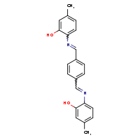 2-[(E)-({4-[(E)-[(2-hydroxy-4-methylphenyl)imino]methyl]phenyl}methylidene)amino]-5-methylphenol