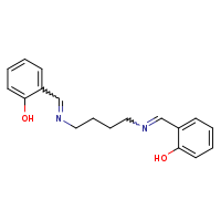 2-[(E)-({4-[(E)-[(2-hydroxyphenyl)methylidene]amino]butyl}imino)methyl]phenol