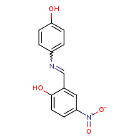 2-[(E)-[(4-hydroxyphenyl)imino]methyl]-4-nitrophenol