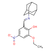2-[(E)-(adamantan-1-ylimino)methyl]-6-ethoxy-4-nitrophenol