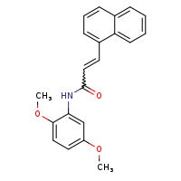 (2E)-N-(2,5-dimethoxyphenyl)-3-(naphthalen-1-yl)prop-2-enamide