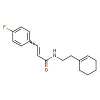 (2E)-N-[2-(cyclohex-1-en-1-yl)ethyl]-3-(4-fluorophenyl)prop-2-enamide