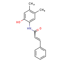 (2E)-N-(2-hydroxy-4,5-dimethylphenyl)-3-phenylprop-2-enamide