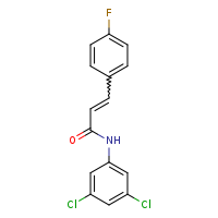 (2E)-N-(3,5-dichlorophenyl)-3-(4-fluorophenyl)prop-2-enamide