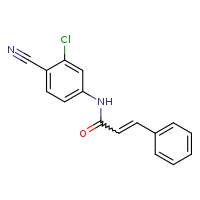 (2E)-N-(3-chloro-4-cyanophenyl)-3-phenylprop-2-enamide