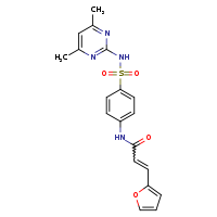 (2E)-N-{4-[(4,6-dimethylpyrimidin-2-yl)sulfamoyl]phenyl}-3-(furan-2-yl)prop-2-enamide