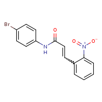 (2E)-N-(4-bromophenyl)-3-(2-nitrophenyl)prop-2-enamide