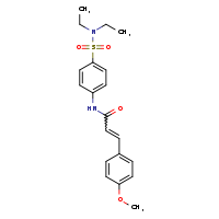 (2E)-N-[4-(diethylsulfamoyl)phenyl]-3-(4-methoxyphenyl)prop-2-enamide