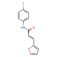 (2E)-N-(4-fluorophenyl)-3-(furan-2-yl)prop-2-enamide