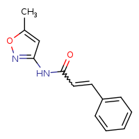 (2E)-N-(5-methyl-1,2-oxazol-3-yl)-3-phenylprop-2-enamide