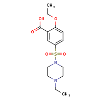 2-ethoxy-5-(4-ethylpiperazin-1-ylsulfonyl)benzoic acid