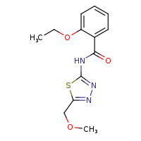 2-ethoxy-N-[5-(methoxymethyl)-1,3,4-thiadiazol-2-yl]benzamide