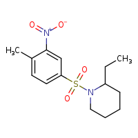 2-ethyl-1-(4-methyl-3-nitrobenzenesulfonyl)piperidine