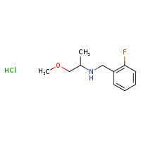 [(2-fluorophenyl)methyl](1-methoxypropan-2-yl)amine hydrochloride