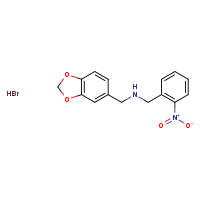 (2H-1,3-benzodioxol-5-ylmethyl)[(2-nitrophenyl)methyl]amine hydrobromide